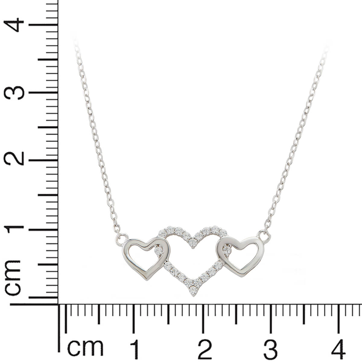 Link in Love Pendant with Chain