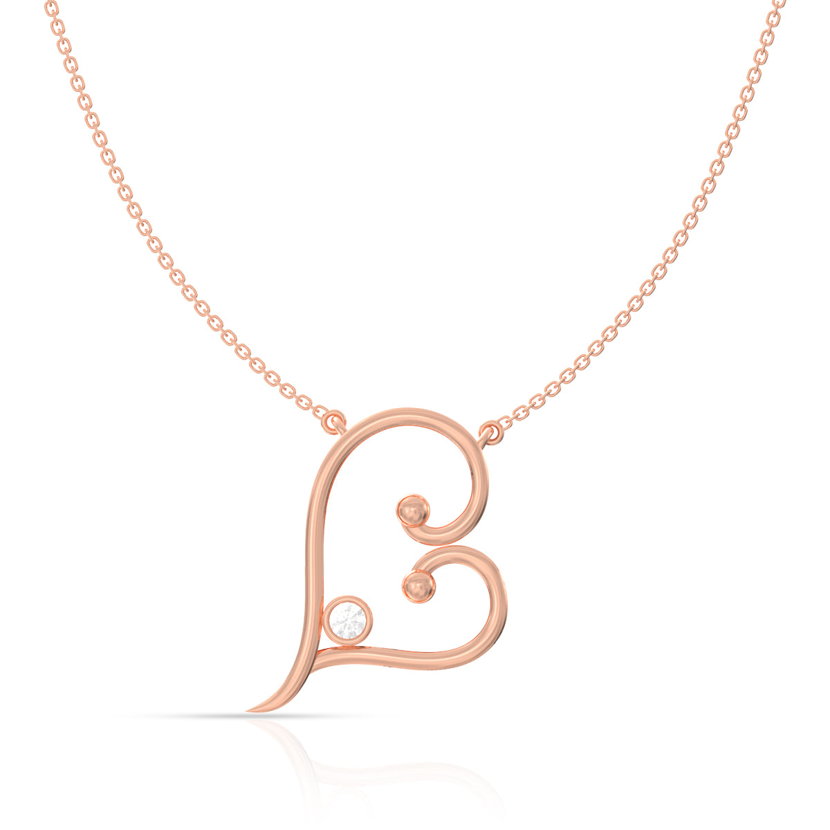 In Love Silver Pendant