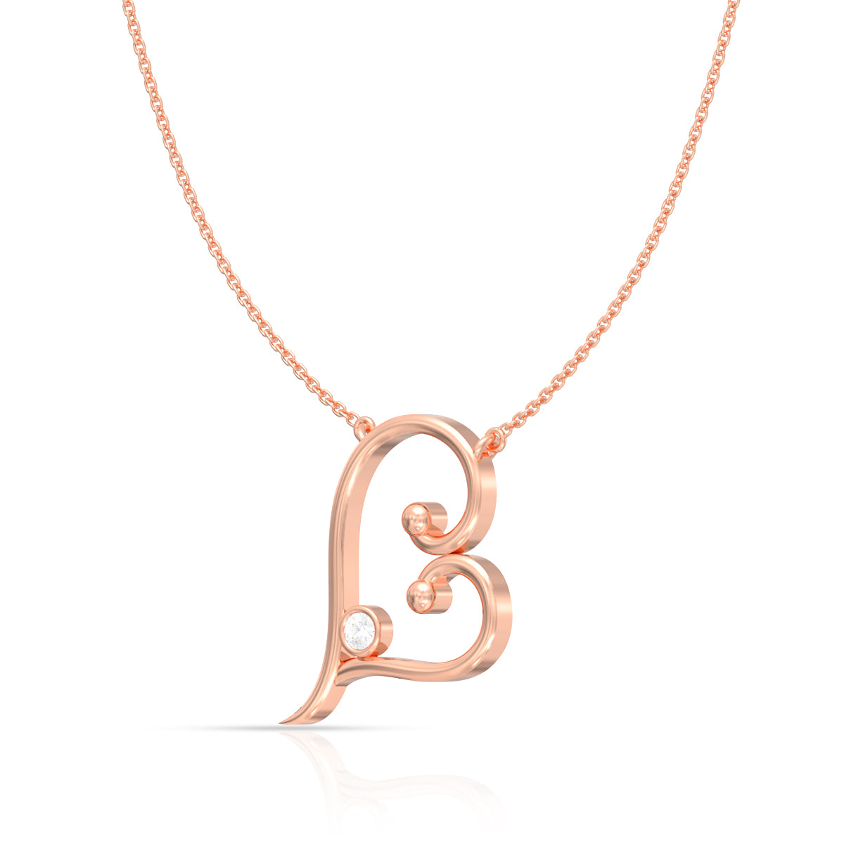 In Love Silver Pendant