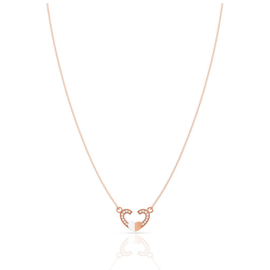 Silver Open Heart Pendant