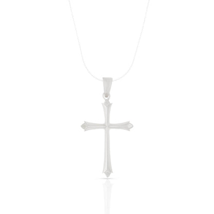 Men's Silver Cross Locket