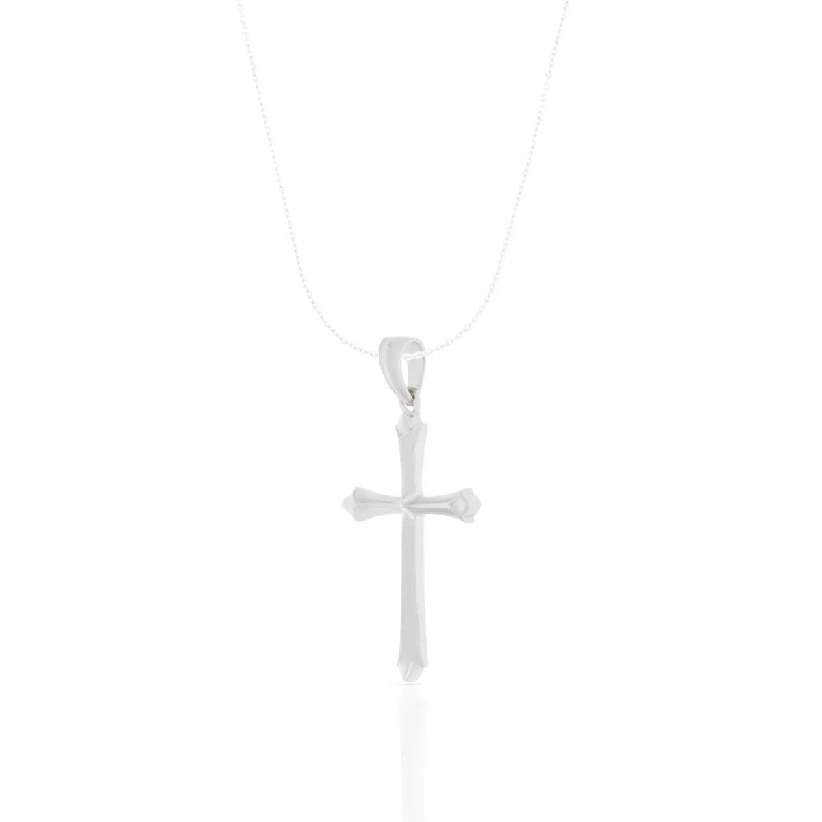 Men's Silver Cross Locket