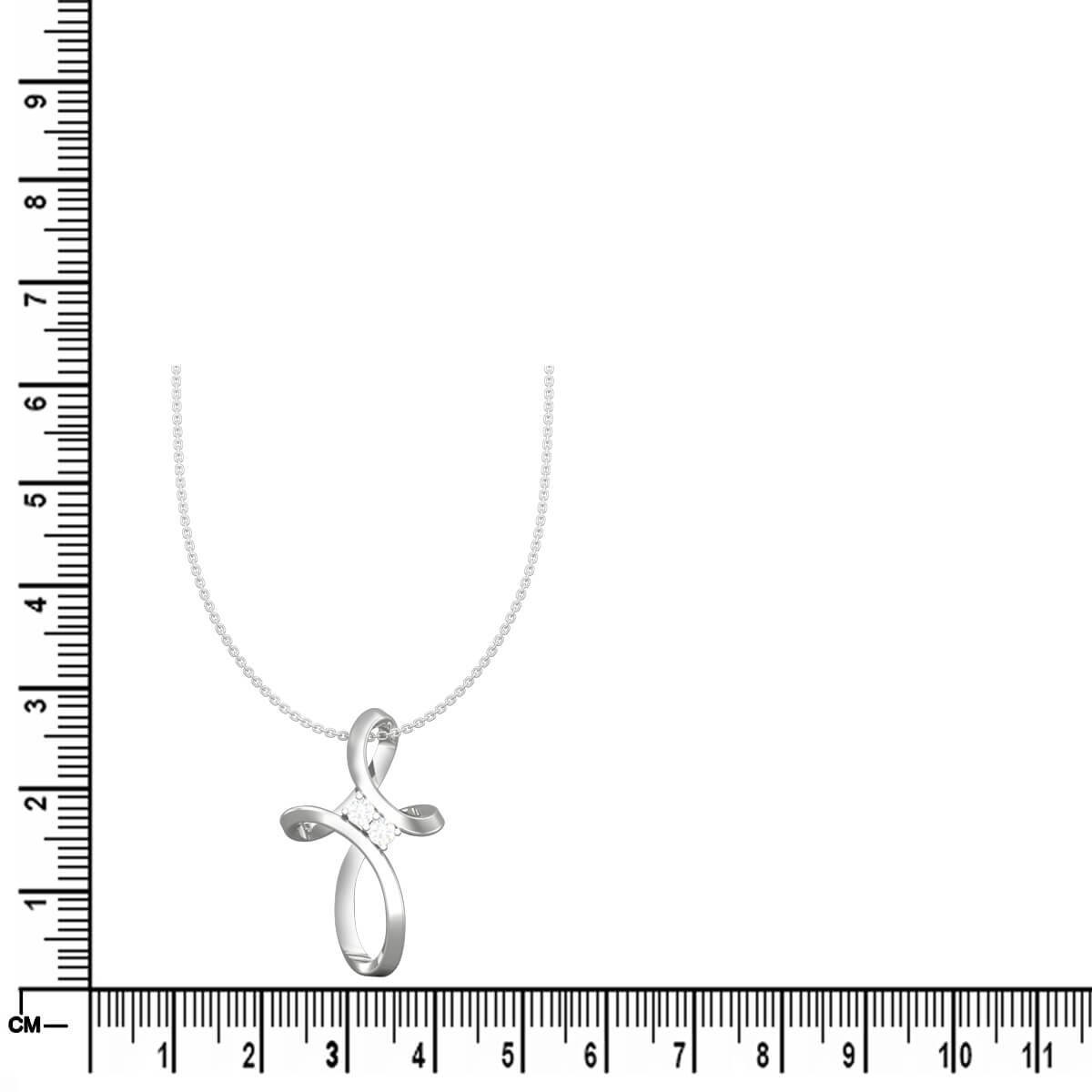 Men's Stylish Silver Cross Locket