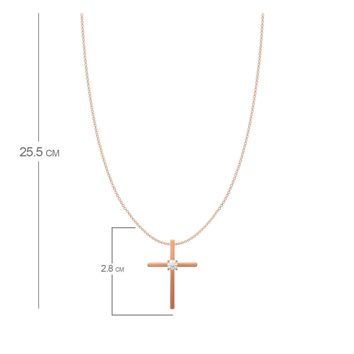 Sterling Silver Holy Cross Rose Pendant