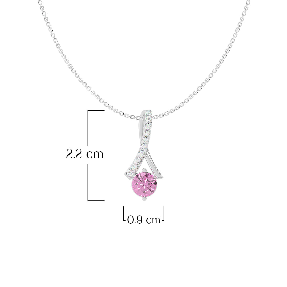 silver-ribbon-pendant-with-pink-round-gemstone