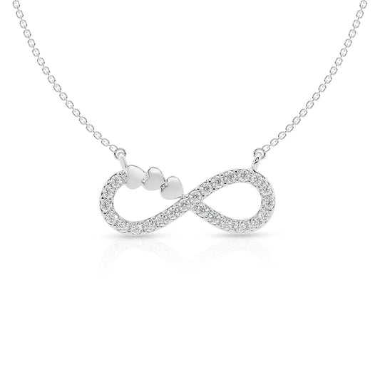 Infinite Hearts Sparkle Pendant