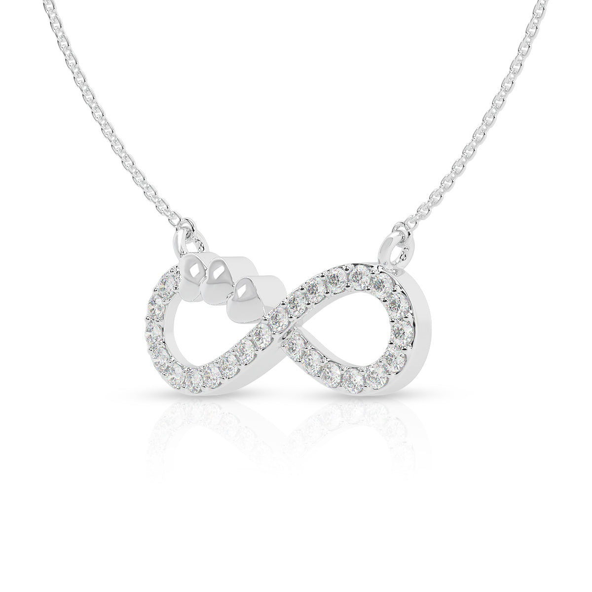 Infinite Hearts Sparkle Pendant