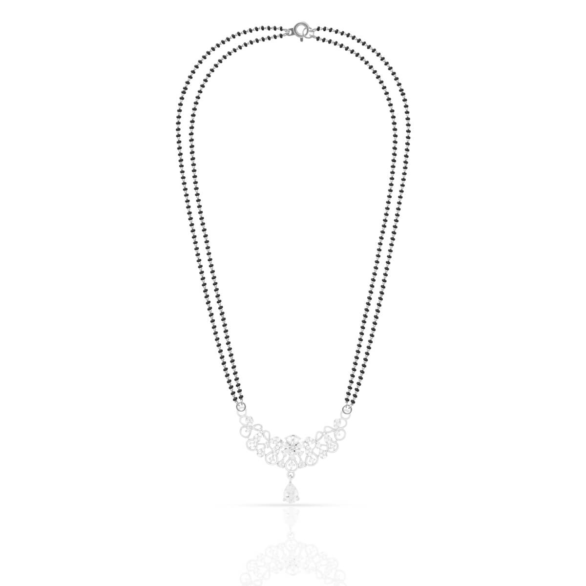 Silver Alluring Mangalsutra Set