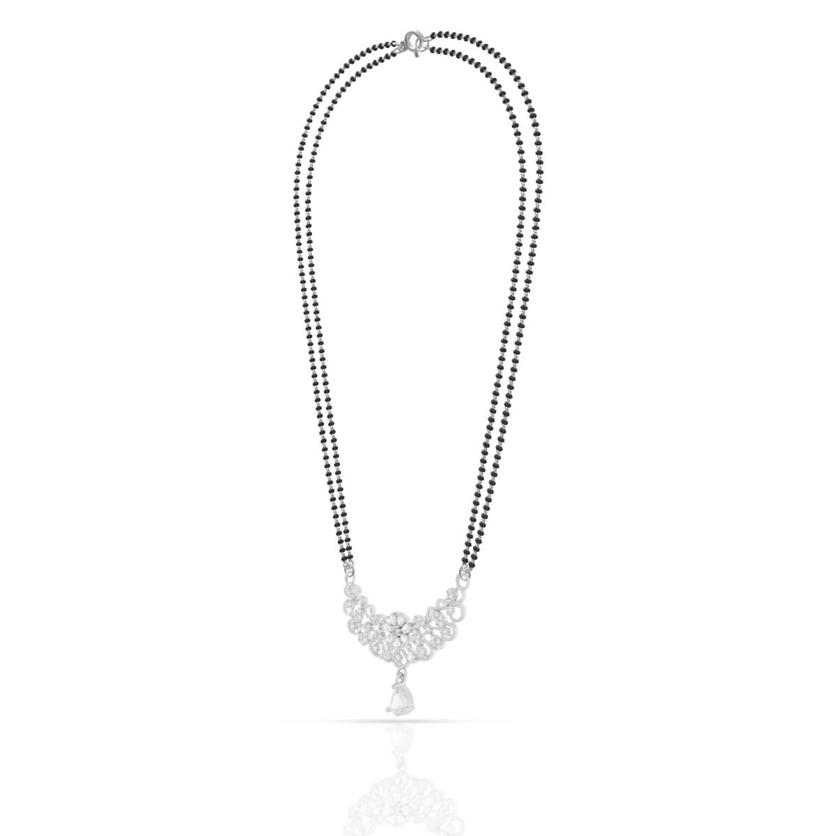 Silver Alluring Mangalsutra Set