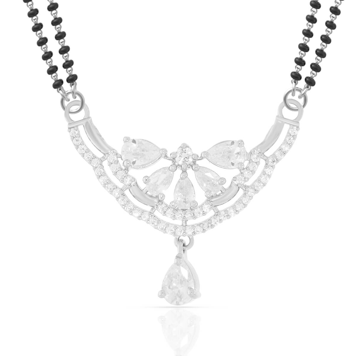 Everlasting Vows Silver Mangalsutra Set
