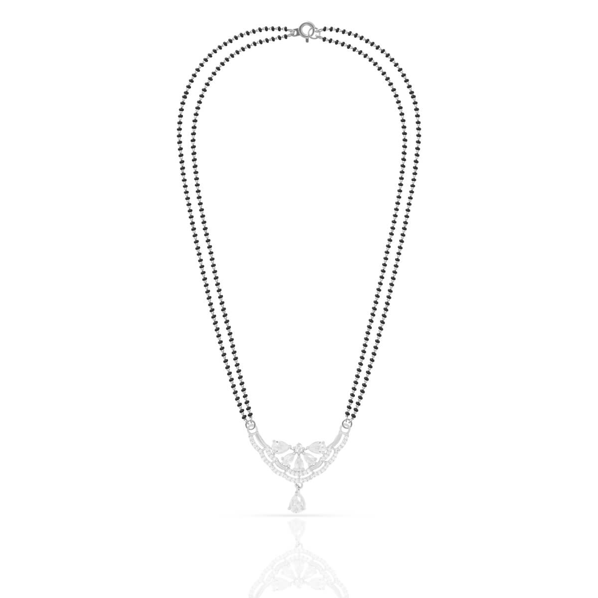 Everlasting Vows Silver Mangalsutra Set