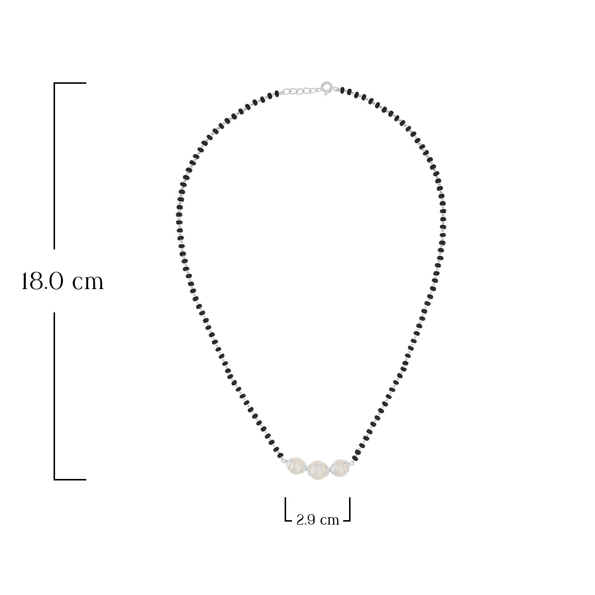 Graceful Triple Center Bead Mangalsutra