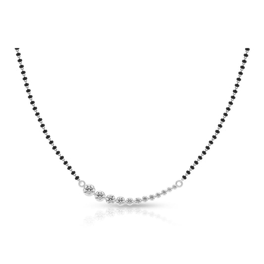 Radiant Curve Diamond Mangalsutra
