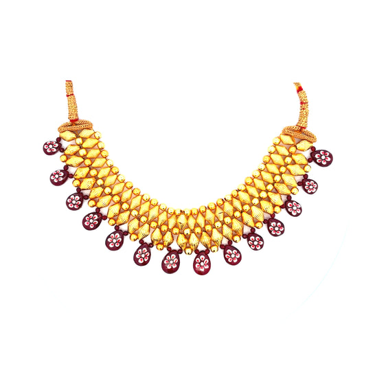 Royal Ruby Gold Choker