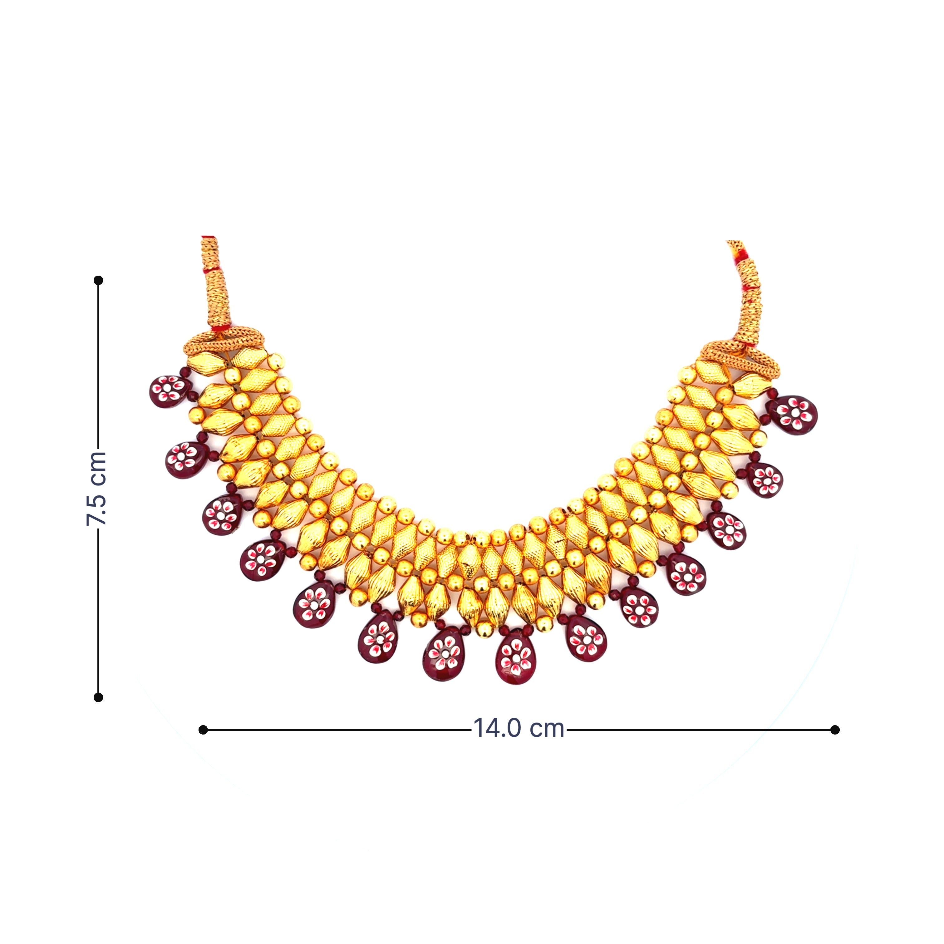 Royal Ruby Gold Choker