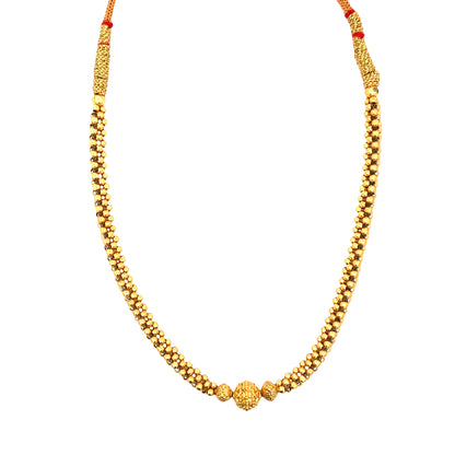 Traditional Aura Gold Plated Necklace