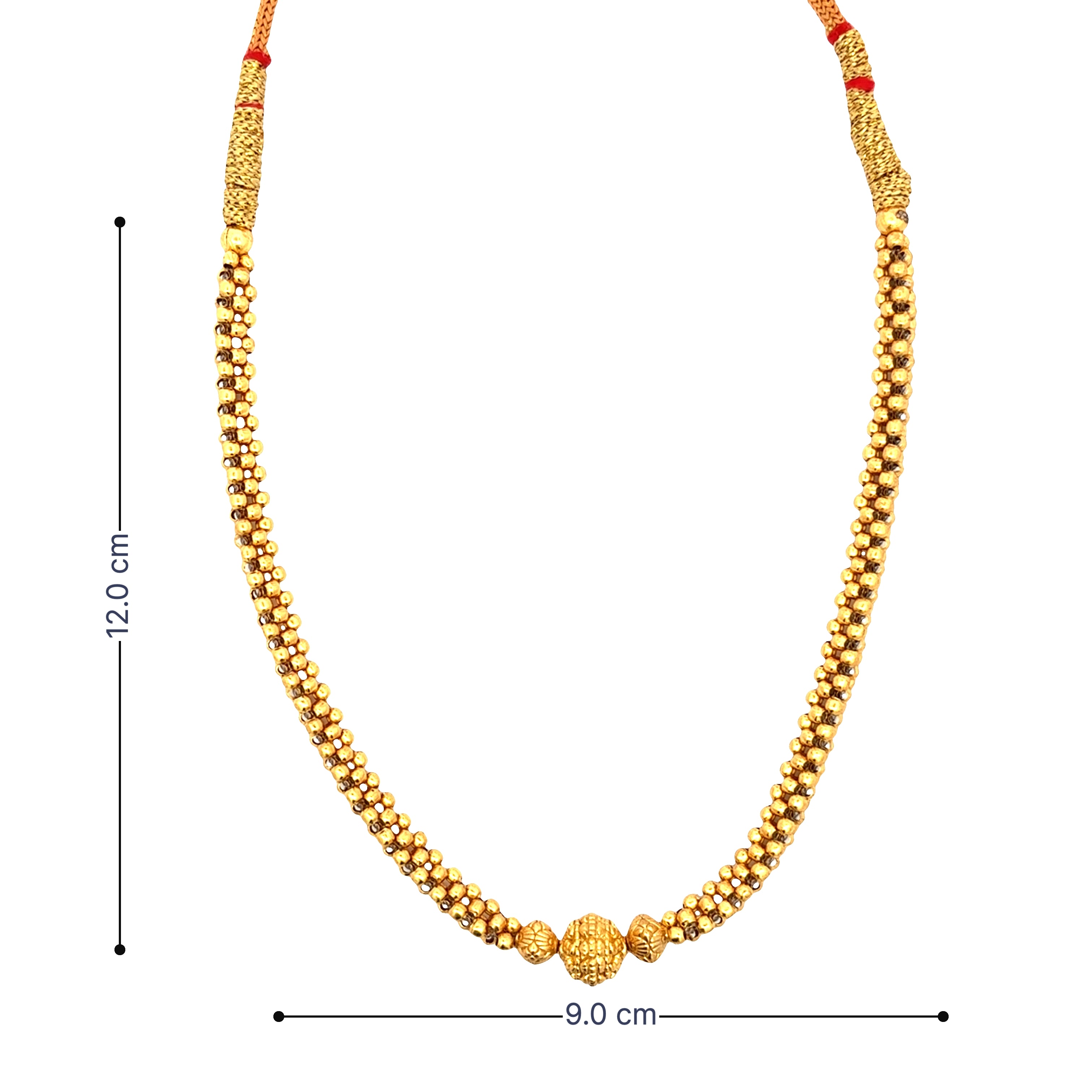Traditional Aura Gold Plated Necklace