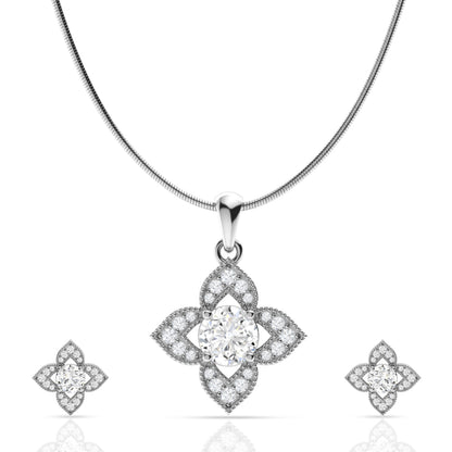 Silver Reverie Pendant Set
