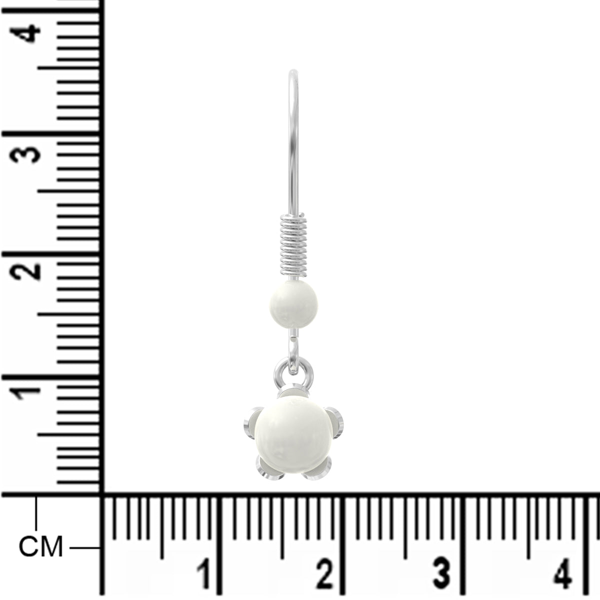 Classic White Pearl Silver Pendant