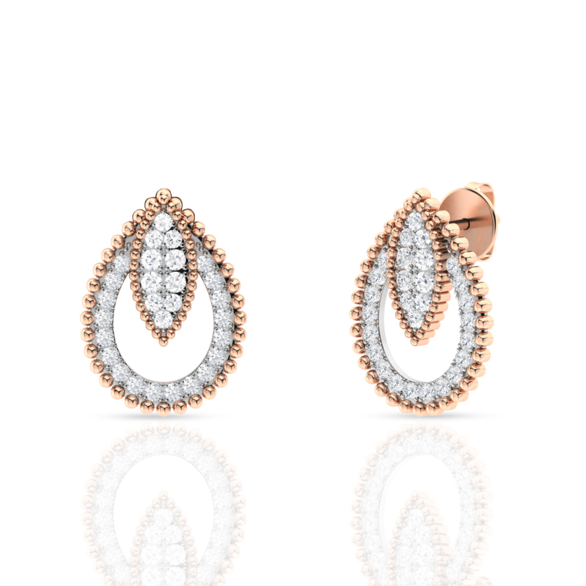 Opuntia Bloom Silver Pendant Set with Link Chain