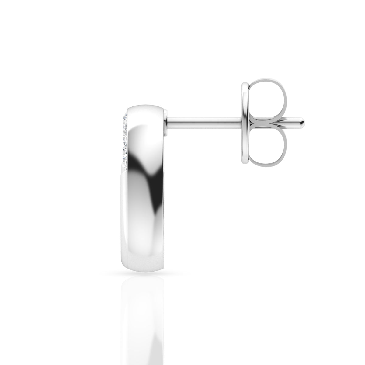 Lock of Affection Silver Interlock Pendant Set