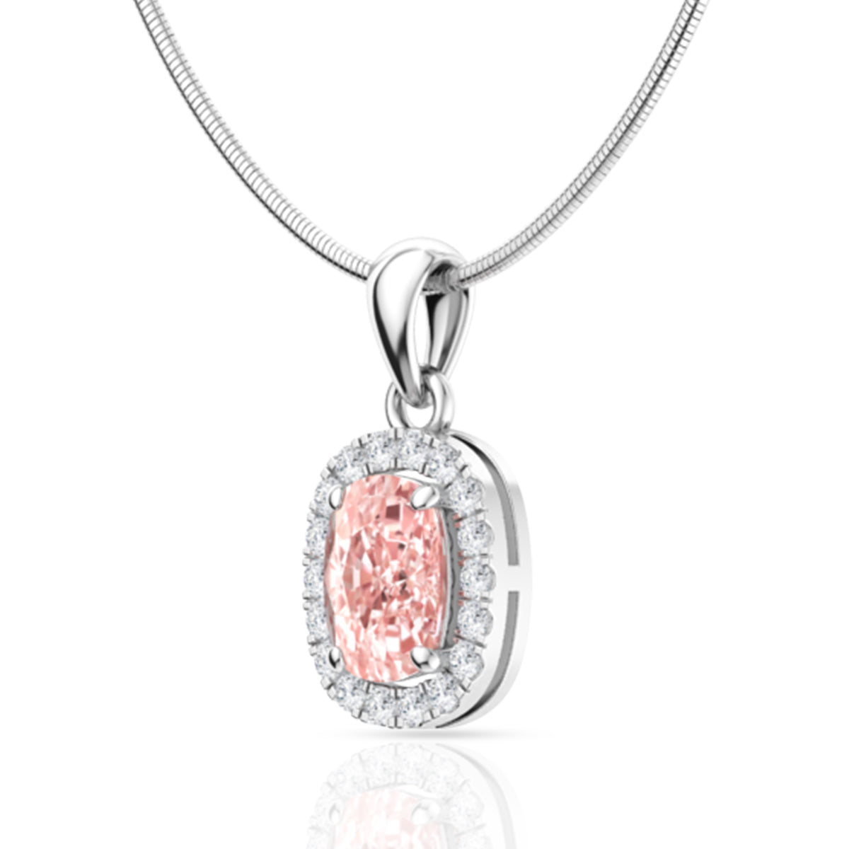Gleaming Silver Pendant Set