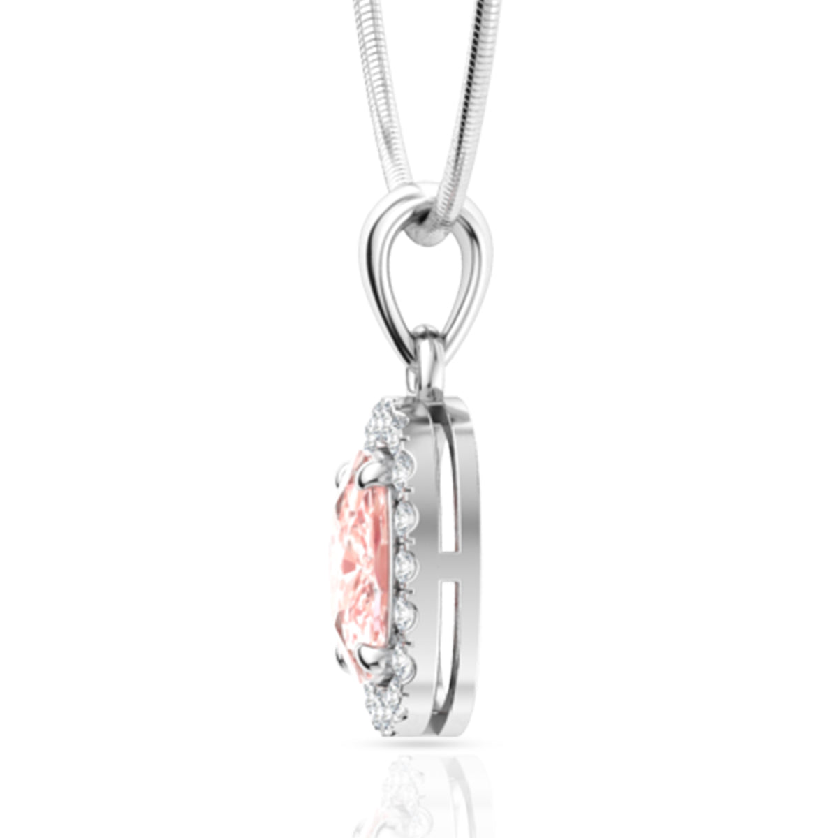 Gleaming Silver Pendant Set