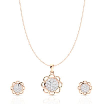 Shining Sphere Silver Pendant Set