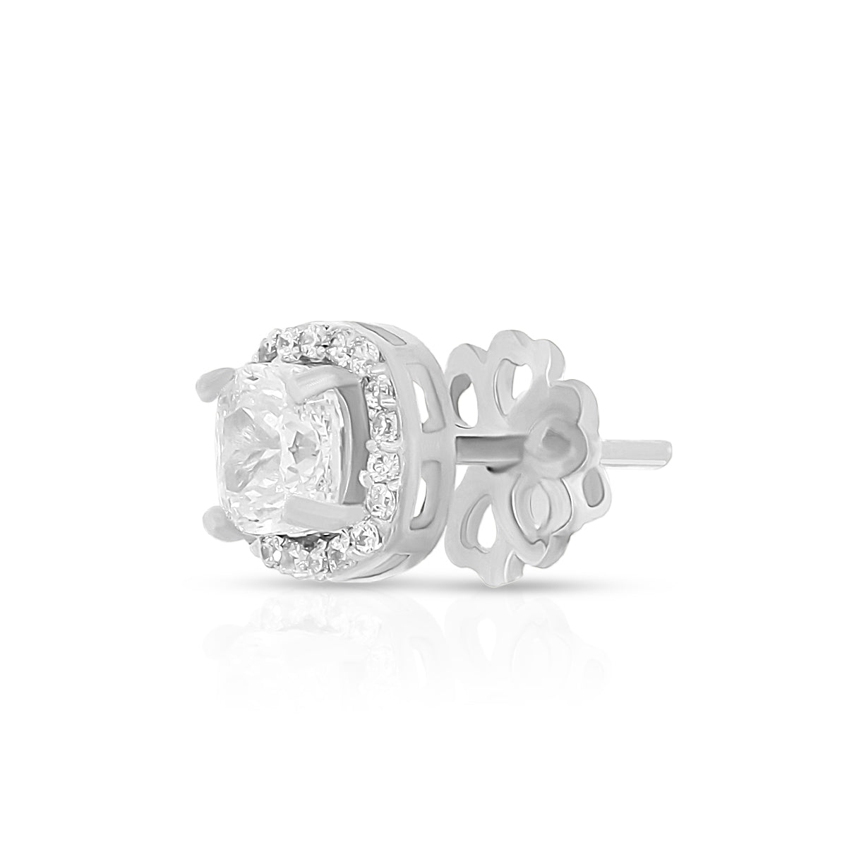 Classic Cushion Halo Pendant Set
