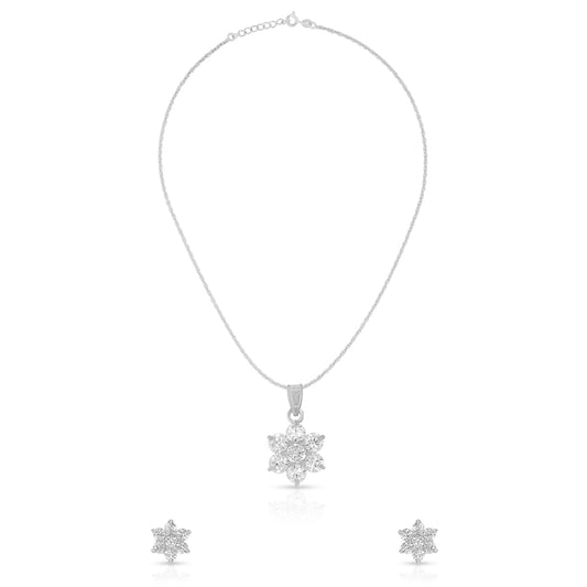 Timeless Floral Design Pendant Set