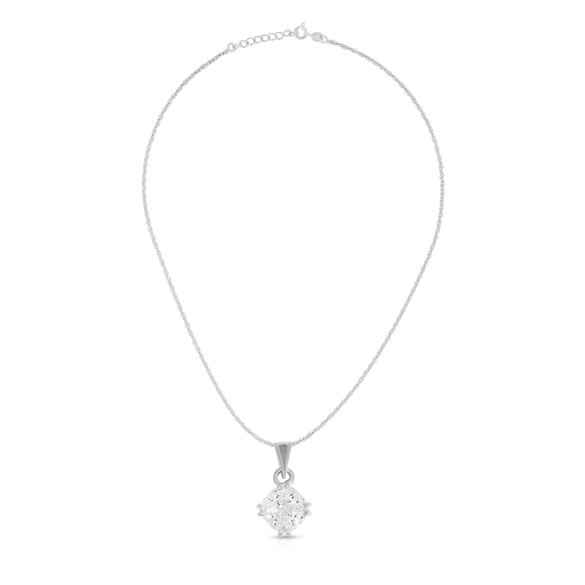 Graceful Solitaire Pendant Set