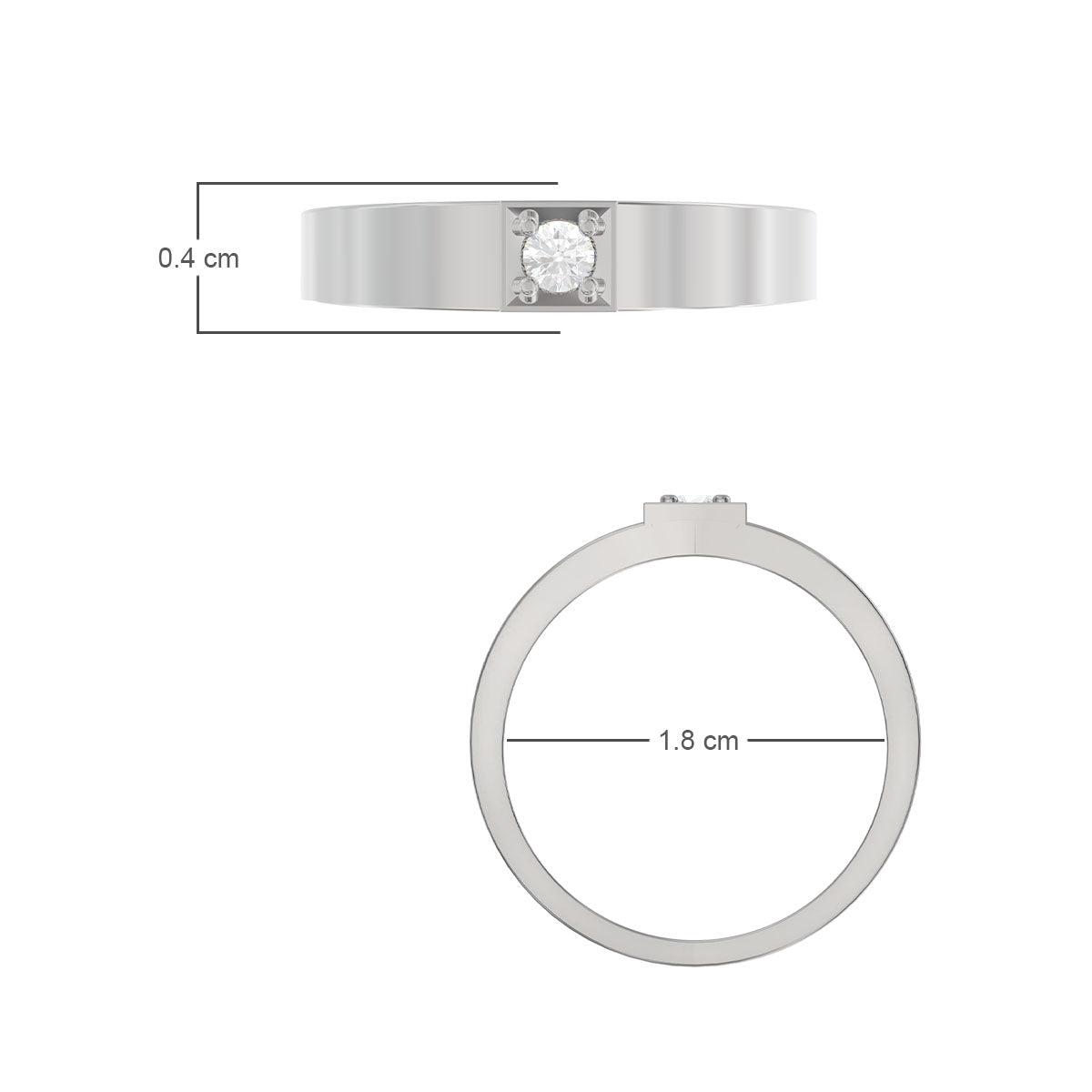 Superficial Silver Ring