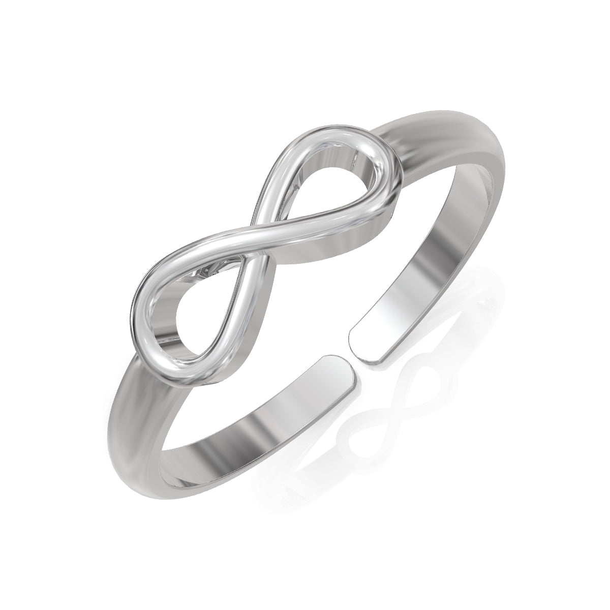 Adjustable Infinity Shine Ring