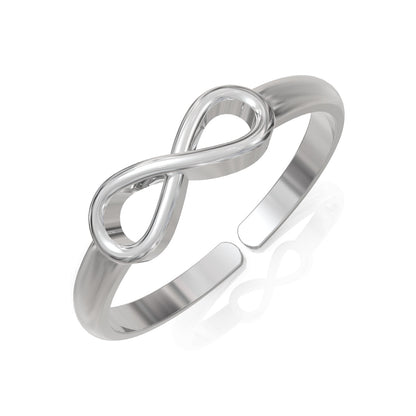 Adjustable Infinity Shine Ring