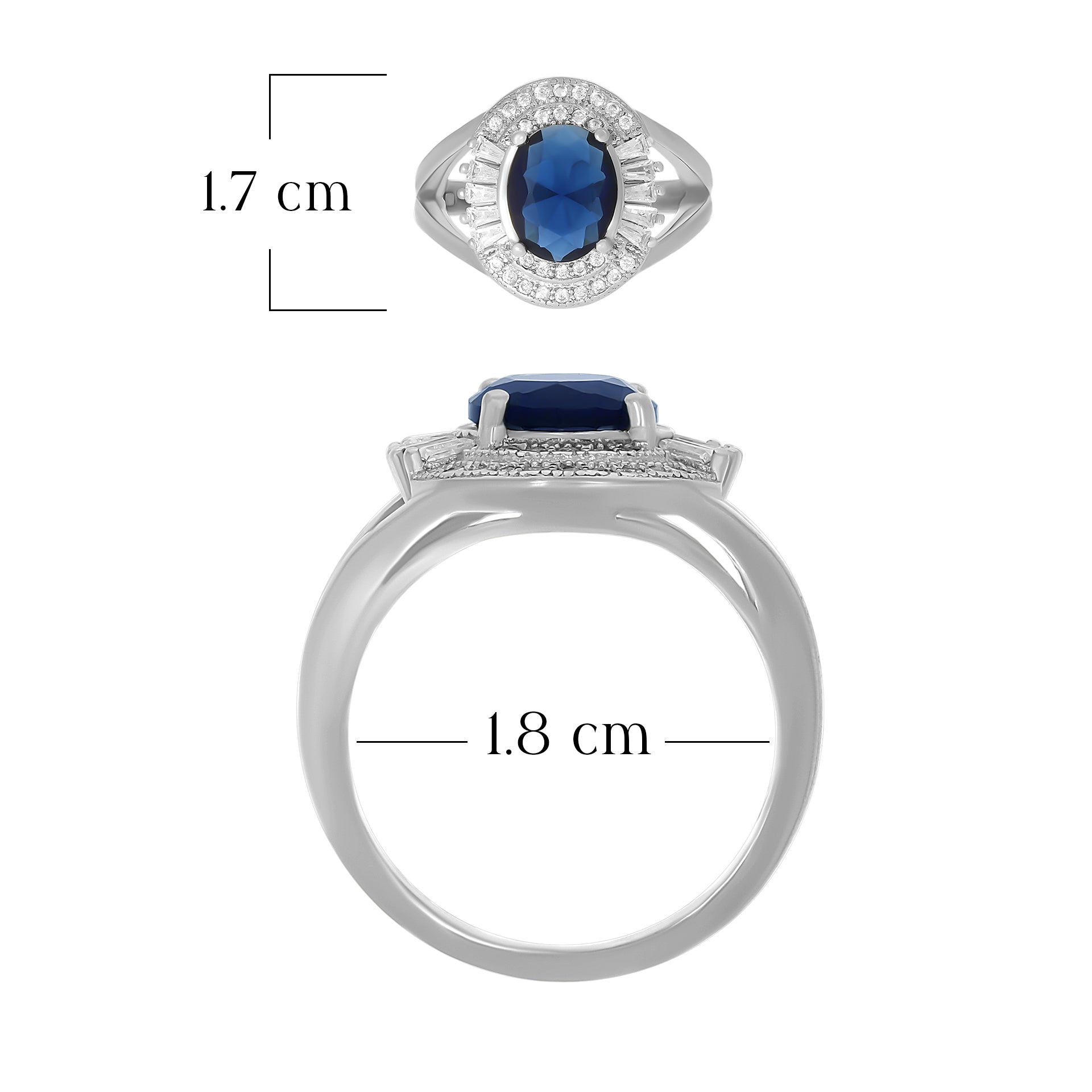 Royal Blue Sapphire Ring