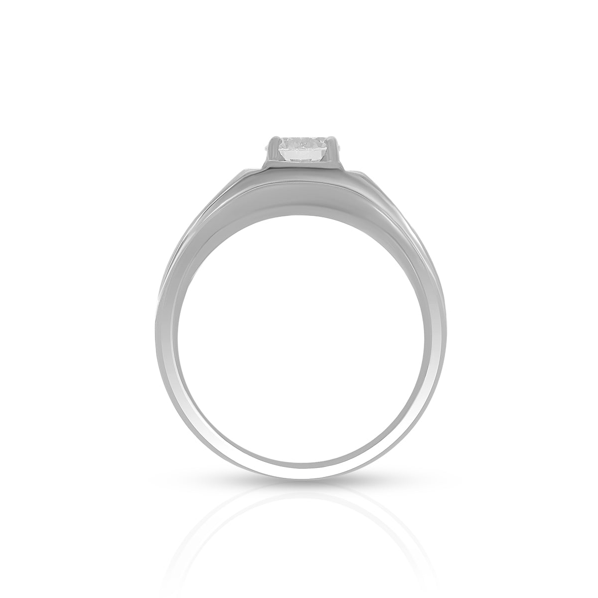 Stylish Solitaire Stone Ring