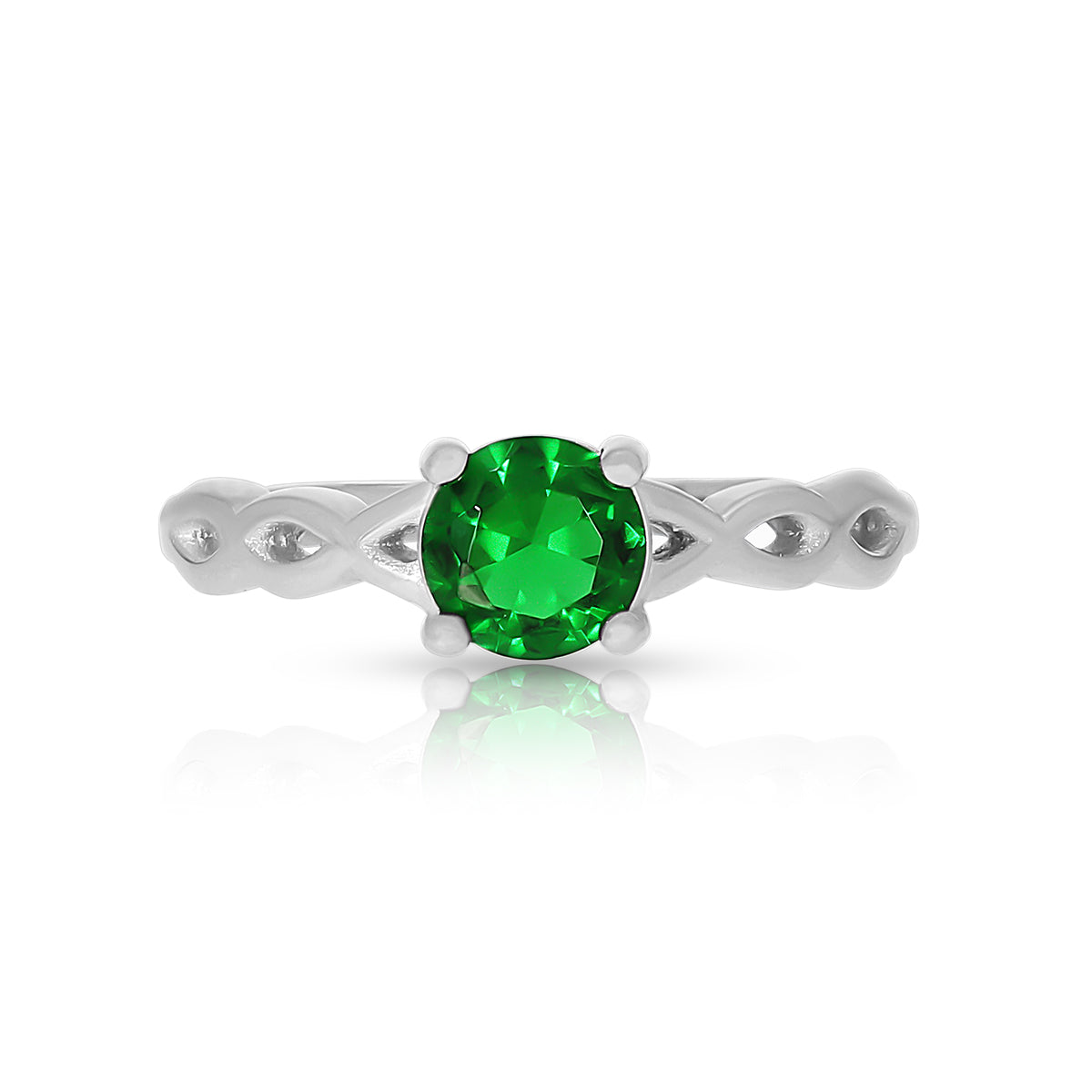 Radiant Green Gem Ring