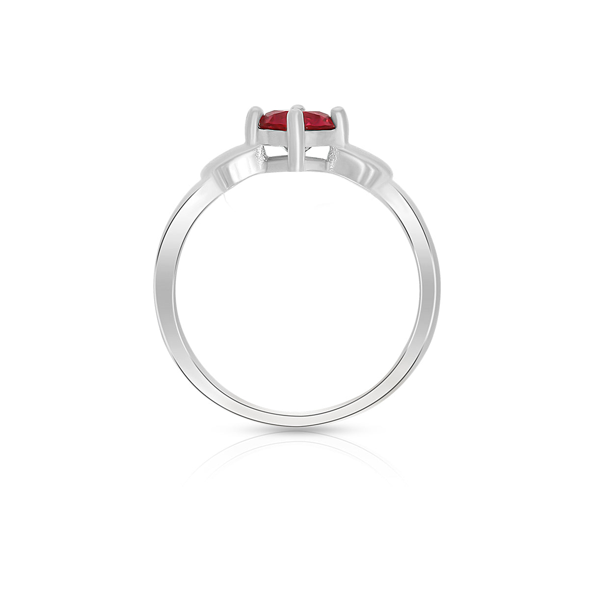 Radiant Ruby Glow Ring