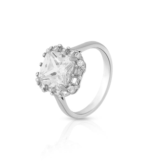 Princess Cut Spark Ring