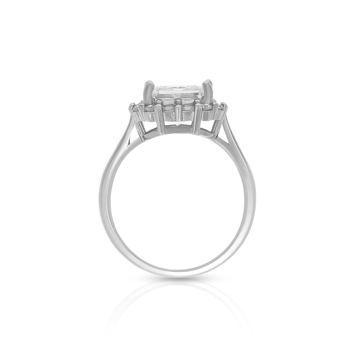 Princess Cut Spark Ring