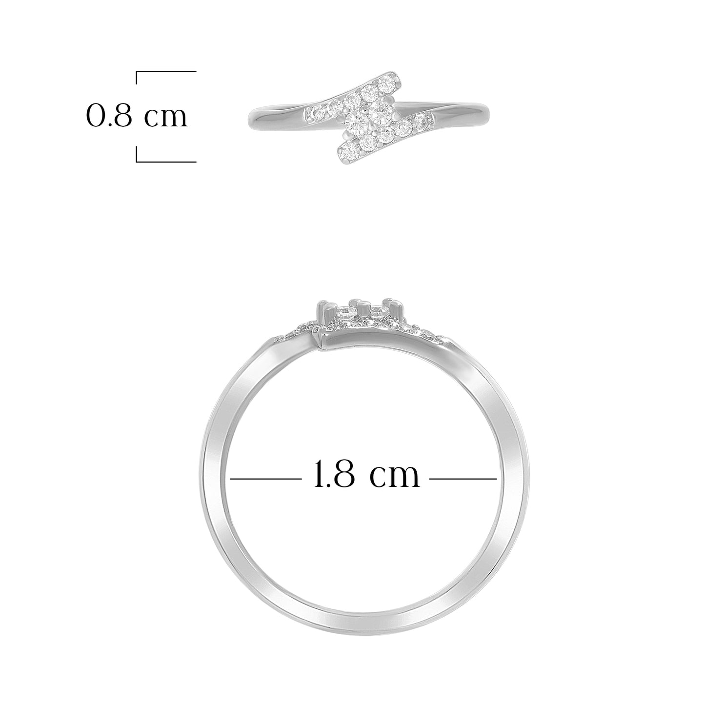 Cluster Curve Design Ring
