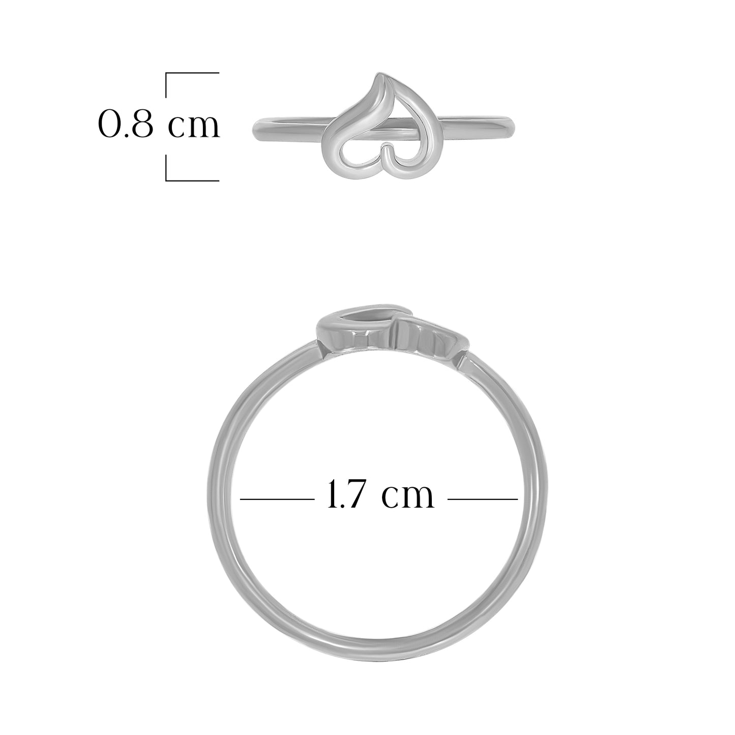 Simple Heart Design Ring