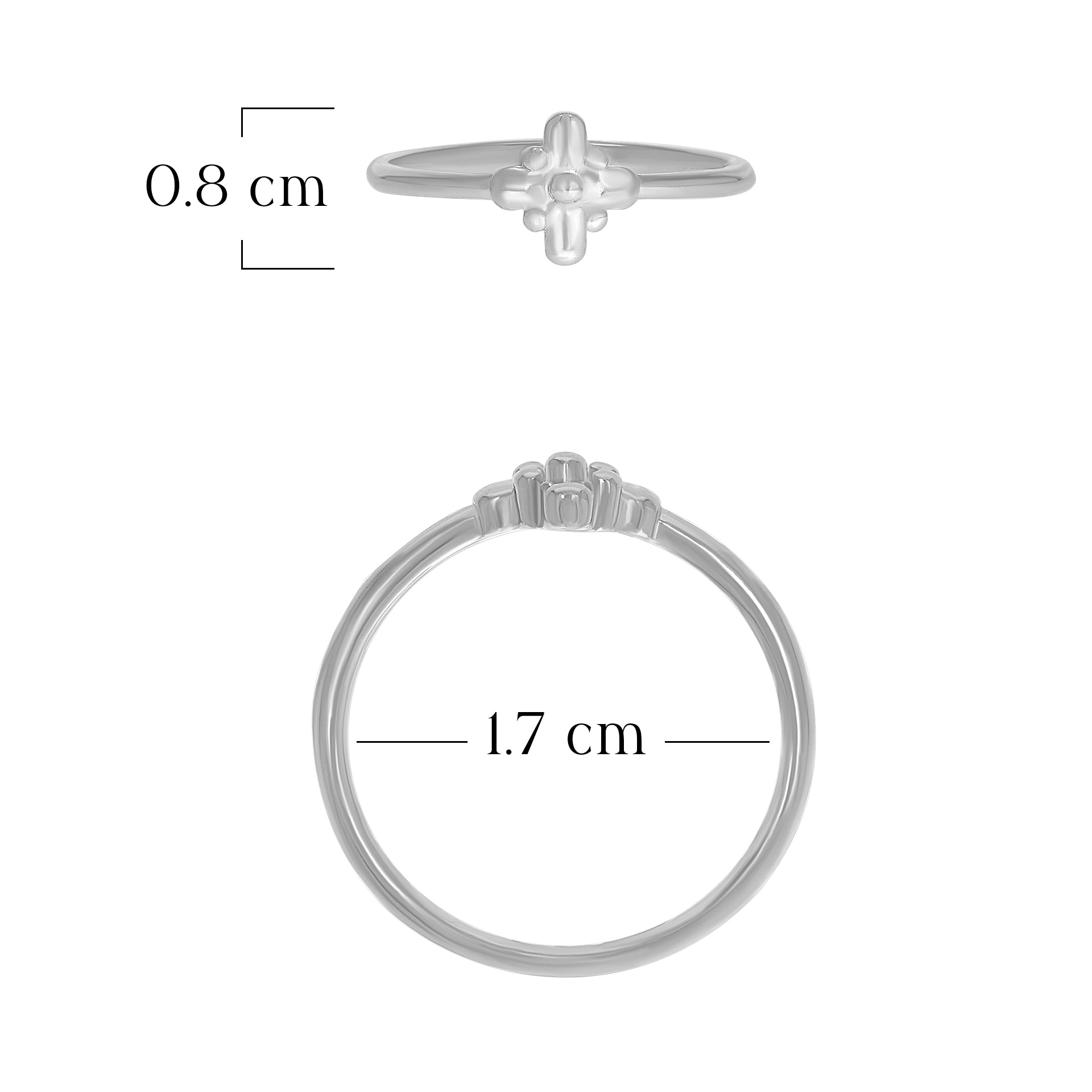 Stylish Floral Pattern Ring