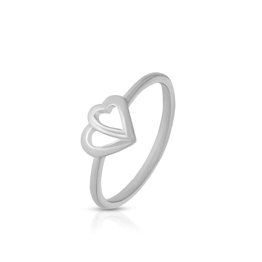 Minimal Heart Design Ring