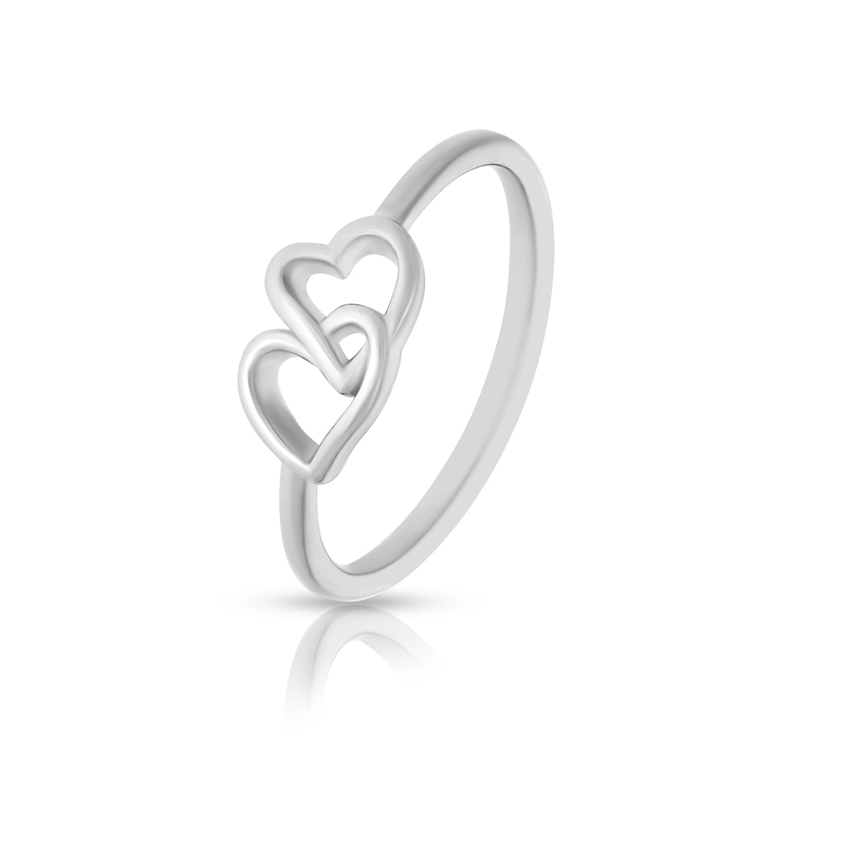 Love Knot Heart Design Ring