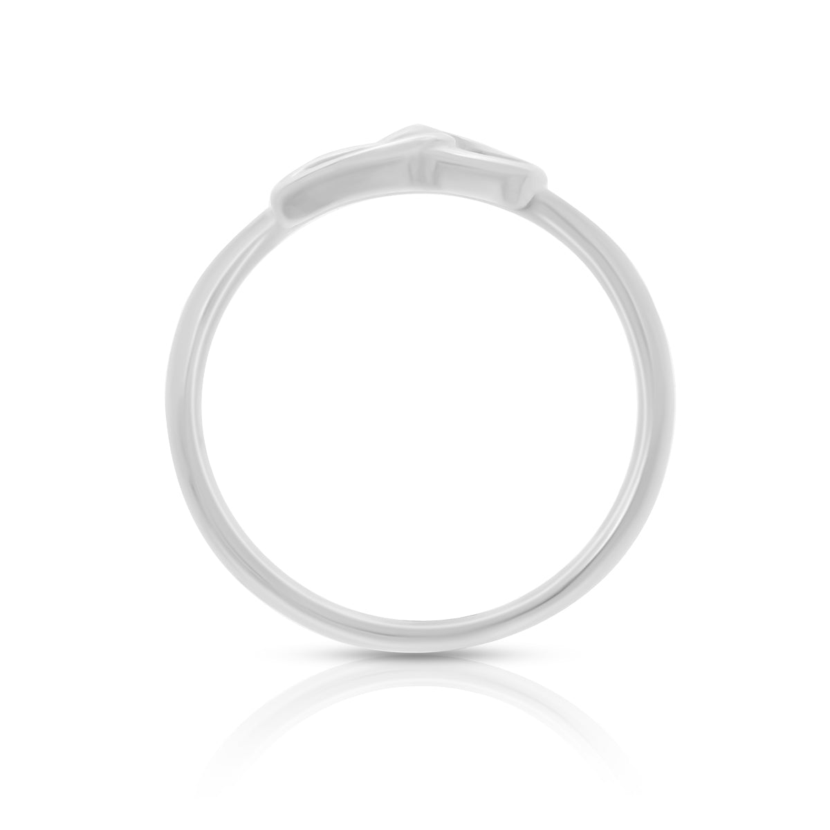 Love Knot Heart Design Ring