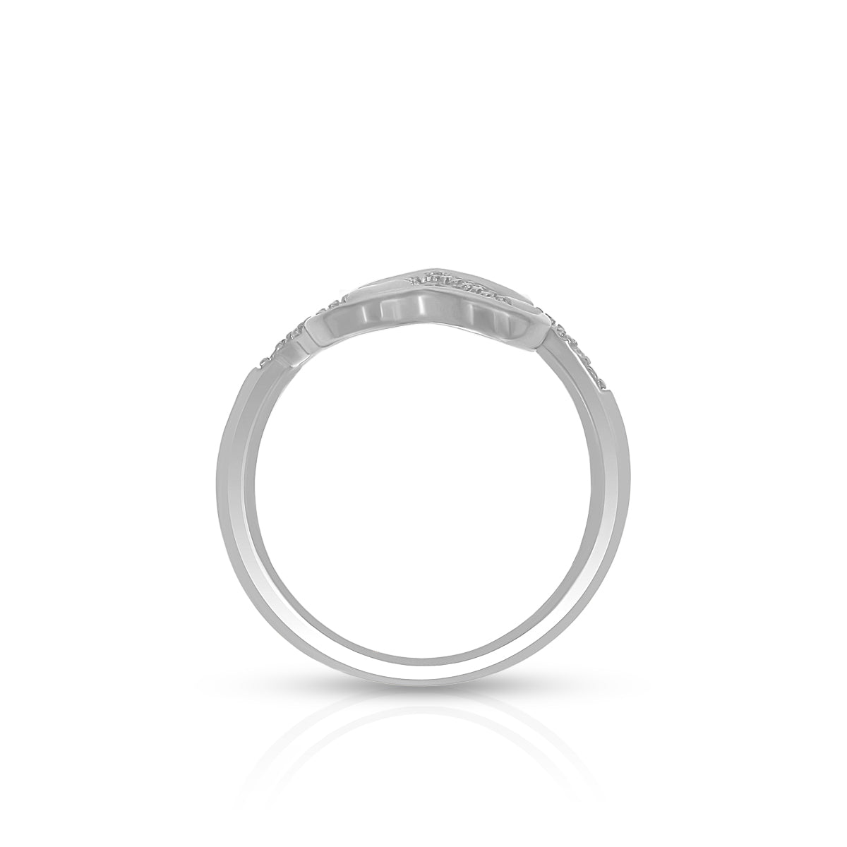 Open Heart Design Ring