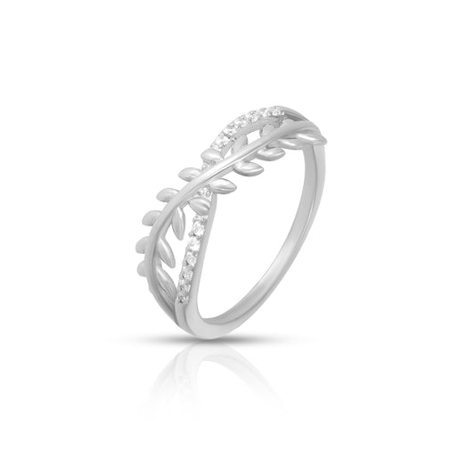 Stylish Floral Vine Ring