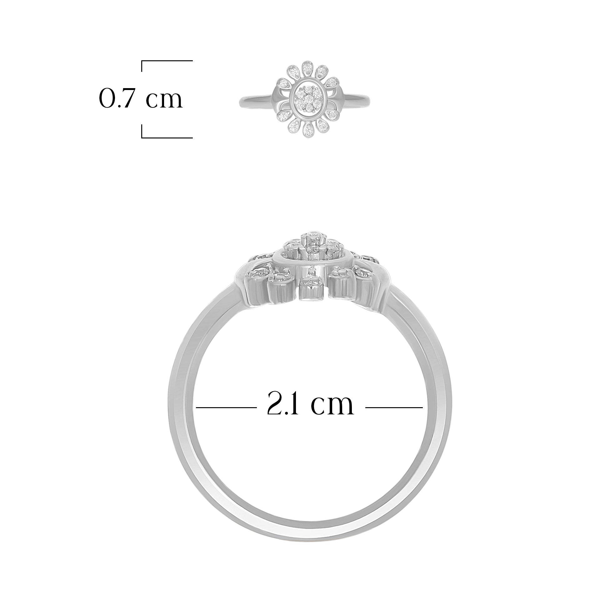 Graceful Flower Design Ring