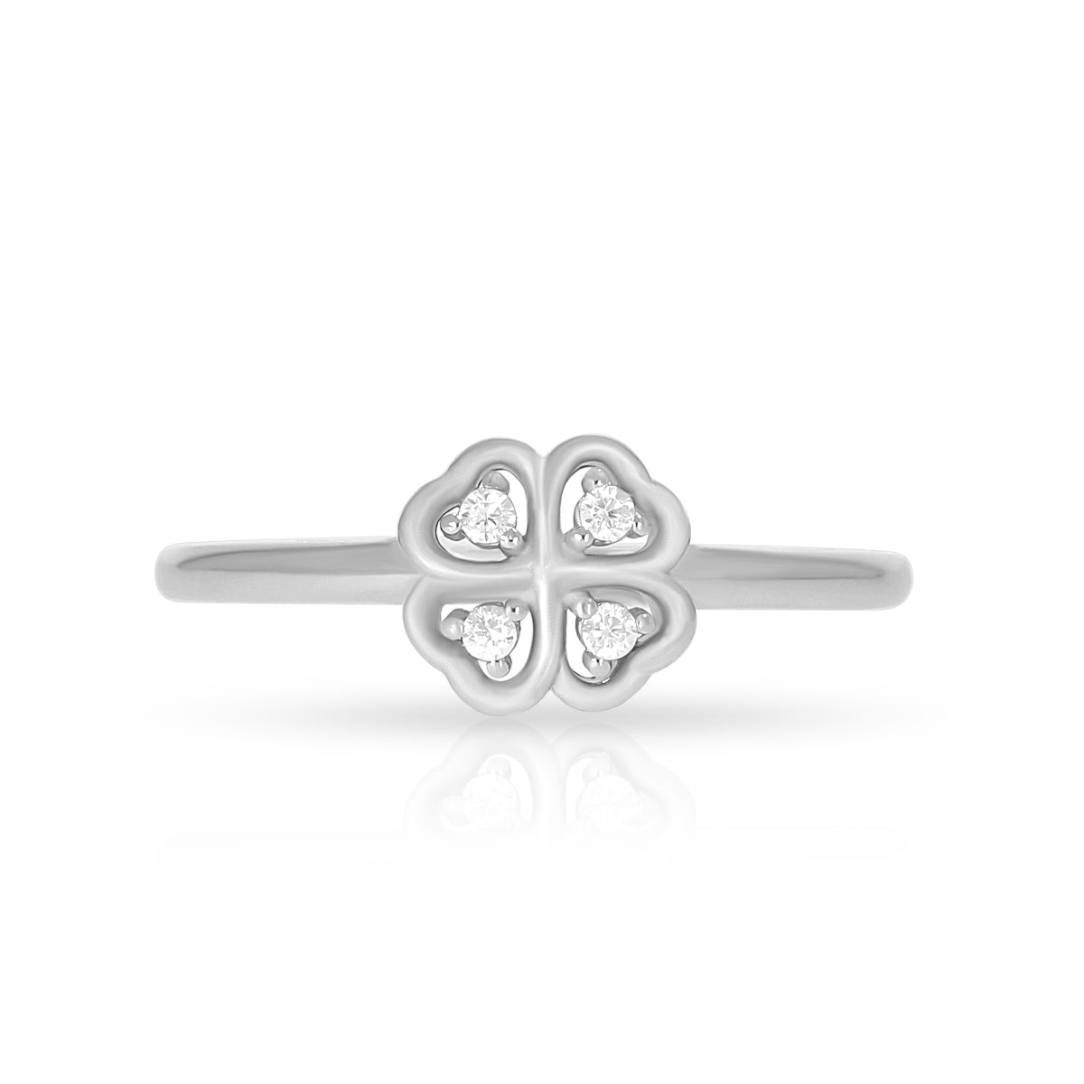Petite Floral Charm Ring